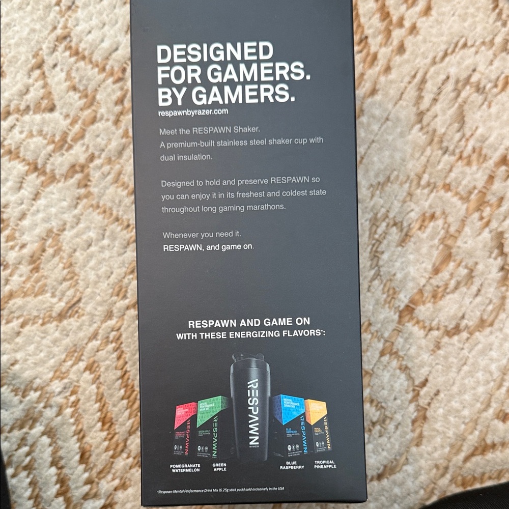 Respawn by Axer Black Shaker Bottle - Picture 4 of 6